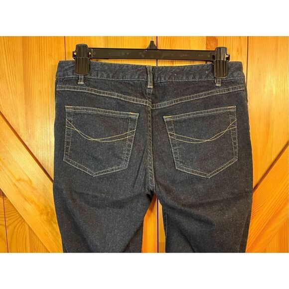 J Jill skinny jeans, stretch size 4 mid rise dark wash (3407) - Picture 6 of 8